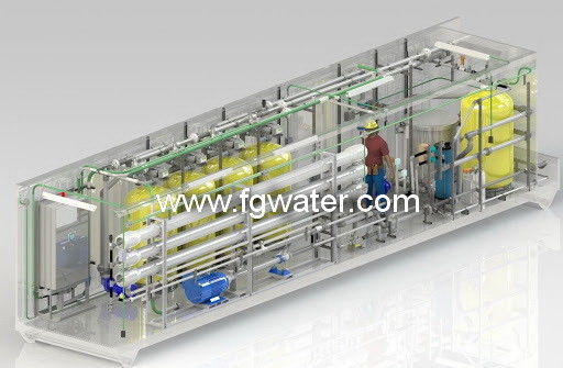 0.25TPD 정제된 물처리 시스템
