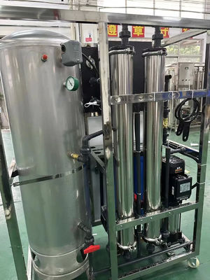 500L/H 1.7kW-220-240V 3단계 퇴적 필터와 함께 담수 역오스모스식물 공장