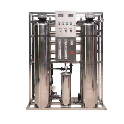 3TPH 5.5kW-380-415V 2xSS304 탱크 소금 물 역오스모스식물