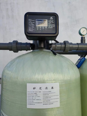 4TPH 5.5kW-380-415V 2xFRP 탱크 소금 물 역오스모스식물