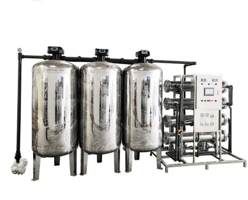 6TPH 7.9kW-380-415V 3xSS304 탱크 염수 역오스모스식물