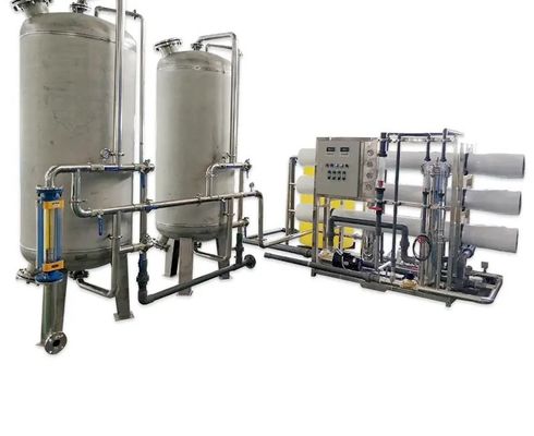 10TPH 19kW-380-415V 3xSS304 탱크 염기성 물 역오스모스식물