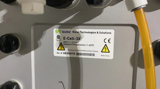 흐름 5.0 M3/H Veolia Suez EDI 스택 E-Cell-3X Suez 초순수 공급용