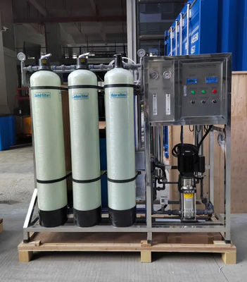 작은 RO-500L/H 3x FRP 탱크 표준 식수 정화 시스템