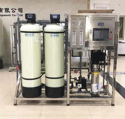 최적화된 설계 1TPH 3xFRP 탱크 역오스모스 물 플랜트