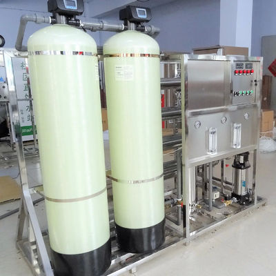 2000L/H 2xFRP 탱크 호박수 역오스모스식물 공장
