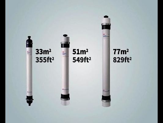 DOWTM UF SFP-2660 울트라 필트레이션 막 고 흐름 저 소금력 발전소