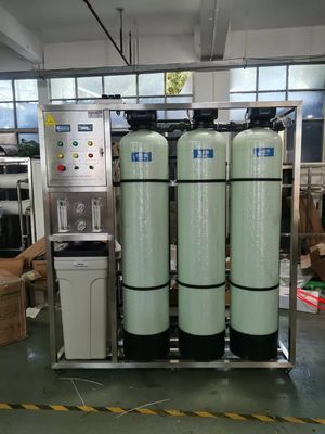 PRO-FD8080/20 3TPH 염기성 물 역오스모스 플랜트 SS304 스키드 19kW-380-415V 3.0kW 빠른 진행 시간