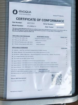 반도체 전자기기에 대한 Ionpure CEDI IP-LXM30Z-5 EDI 모듈