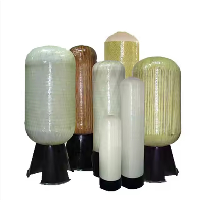 UV 저항 FRP 탱크 산업 여과 4.5-6.0T/H φ500×1750mm 4" 나사