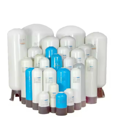 UV 저항 FRP 탱크 산업 여과 4.5-6.0T/H φ500×1750mm 4" 나사