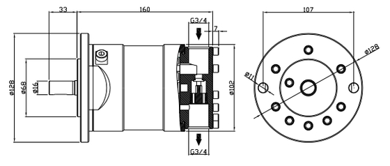 High-Pressure DHP 1.7 Pump (1.7m³/h, 5.5kW) – Water Treatment Consumables for Seawater/Industrial Desalination