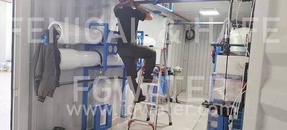 1,500 m3/day 데살 BWC1500 초저 에너지 산업 BWRO 메가 프로젝트의 녹색 선택을 위해