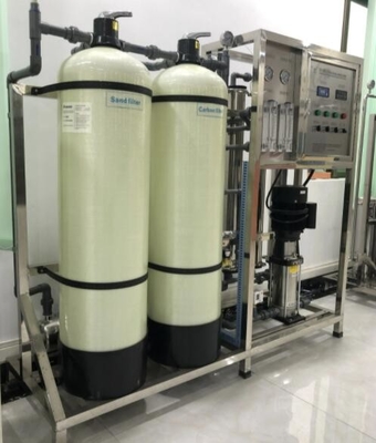 탄소 강철 Ro 세륨 역삼투 물처리 시스템 1000l/H