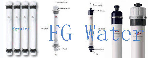 흐름 범위 1.3 ∼ 4.0 M3/Hr 33m2 PVDF DOW UF 망막 모듈 SFP-2660 / SFD-2660