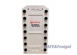 명목 3.4m3/h 흐름 속도 범위 1.7 ∼ 4.5m3/h Veolia EDI 모듈 E-Cell MK-3