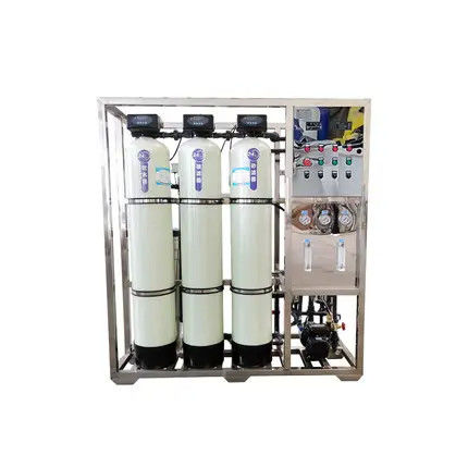 250L/H 1.7kW-380-415V 3xFRP 탱크 호박수 역오스모스식물