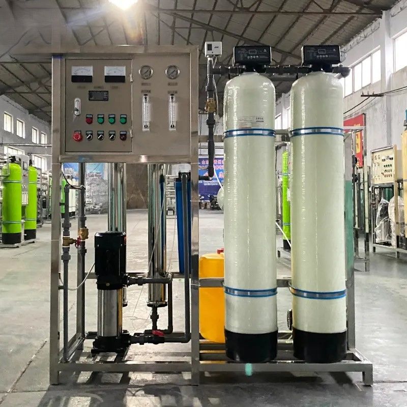 2 FRP 탱크 산업용 500LPh RO 망막 물 필터 시스템