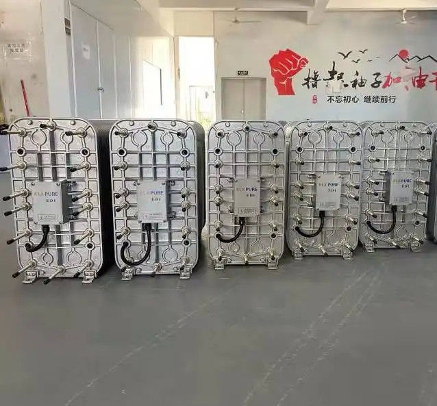 KXA-600 EDI 모듈 5-6.5 M3/H 전자 산업용 무화학 공정